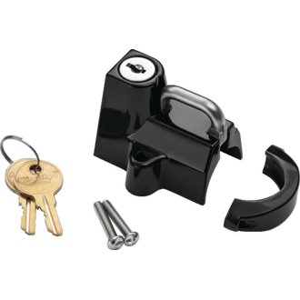 Universal Helmet Lock 7/8-1-1/4 Black