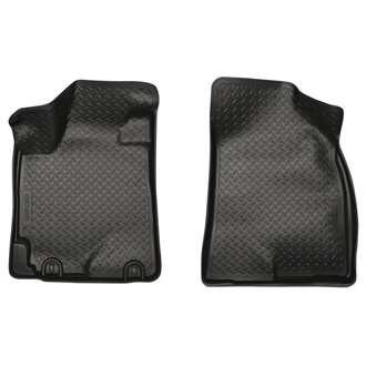 08-12 Toyota Highlander (Base/Hybrid) Classic Style Black Floor Liners