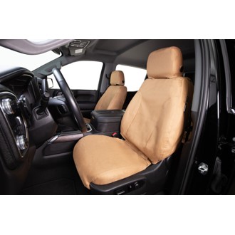 10-15 Mercedes-Benz Sprinter Polycotton SeatSaver Custom Front Row Seat Covers -Tan