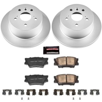 Evolution Coated Rotor And Low-Dust Ceramic Brake Pad Kit