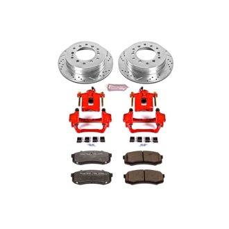Z36 Truck and SUV Ceramic Brake Pad, Drilled & Slotted Rotor, and Caliper Kit