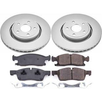 Evolution Coated Rotor And Low-Dust Ceramic Brake Pad Kit