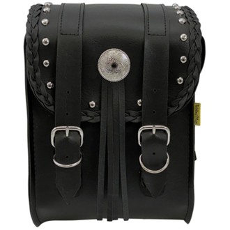 Universal Warrior Sissy Bar Bag (8 in L x 10 in W x 4.5 in H) - Black