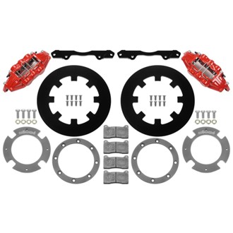 Wilwood 17-21 Can-Am X3RS Red 6-Piston Front Kit 11.25in - Undrilled Rotors