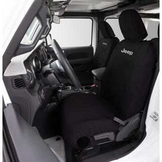 13-18 Jeep Wrangler JK 2dr 2nd Row Bench Endura Jeep Logo SeatSaver 2nd Row Seat Covers