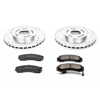 Z23 Daily Driver Carbon-Fiber Ceramic Brake Pad and Drilled & Slotted Rotor Kit