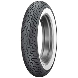D402 Front Tire - MT90B16 M/C 72H TL - Wide Whitewall