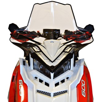 Polaris Axys Tall, Clear W/BLACK Graphics 20.5