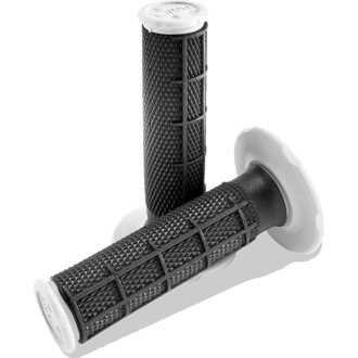 1/2 Waffle Grips - Dual Density Black
