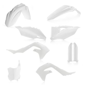 21+ Kawasaki KX250 KX250X/19-23 KX450 Full Plastic Kit - White