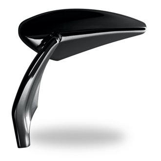Mirror Assembly Left Torque - Black Ano