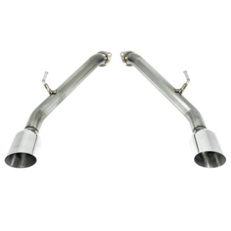 2014+ Infiniti Q50 Axle Back Exhaust w/Stainless Steel Single Wall Tip