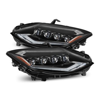 23-24 Nissan Z NOVA-Series LED Projector Headlights Alpha-Blk w/Activation Light & Seq.Sig