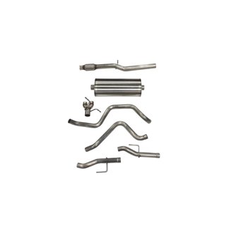 Corsa 2019-24  Silverado/Sierra 5.3L V8 3in Dual Rear Exit 157in Wheelbase Catback - Sport (No Tips)