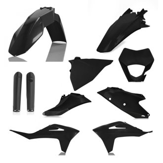 21-23 GasGas EC250/300/250F/350F Full Plastic Kit - Black