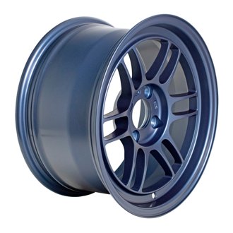 RPF1 15x8 4x100 28mm Offset 5 Hub Bore Matte Blue Wheel - 11.64Lbs (MOQ 40