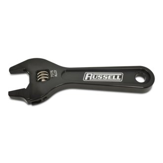 Adjustable End Wrench Black