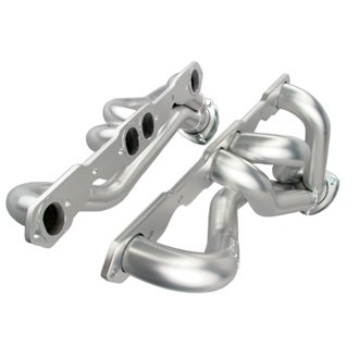 HD Silver Mid-Length EO Headers For 67-81 Camaro 283-400 No A.I.R