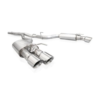 2024 Mustang GT Catback Quad Tips Redline Sound H-Pipe Factory Connect Exhaust