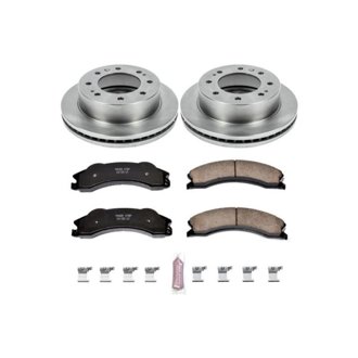 Oe Stock Replacement Low-Dust Ceramic Brake Pad And Rotor Kit