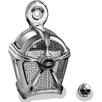 Mach 2 Horn Cover Chrome With Chrome Mesh