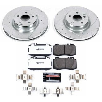 Z26 Street Performance Ceramic Brake Pad and Drilled & Slotted Rotor Kit