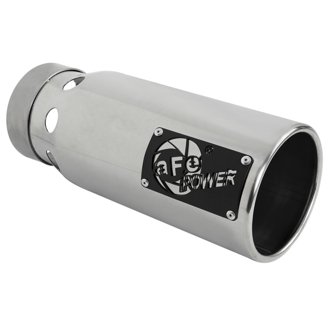 SATURN 4S 304 Stainless Steel Intercooled Clamp-on Exhaust Tip Polished