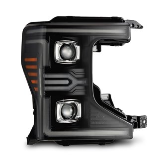 20-22 Ford F-250/350/450/550 SD LUXX-Series LED Proj Headlights Bk w/Acv Light SS & SBDRL