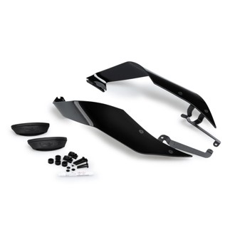 Race Side Spoilers Black