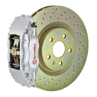 05-14 Mustang GT Excl non-ABS Equipped Fr GT BBK 4Pist Cast 2pc 355x32 1pc Rtr Drill-Silver