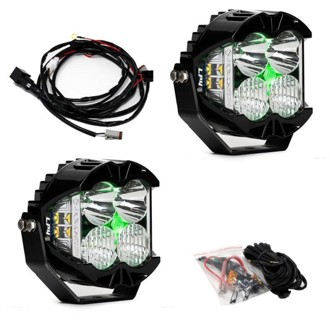 LP4 Pro Driving/Combo LED - Green Backlight (Pair