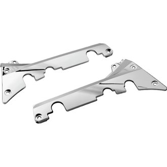 Passenger Floorboard Side Covers 01-17 Honda GL1800 Chrome