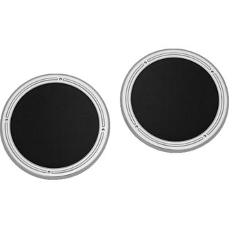 Rear Speaker Accents For 14-Up Touring Models Chrome