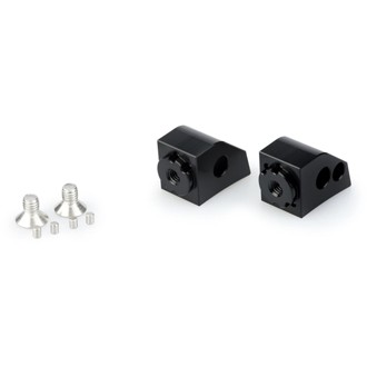 Adaptor Adjustable Passenger Footpeg Black