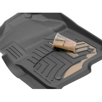 2017 Ford Super Duty (Super Cab/Crew Cab) Front FloorLiners and Rear 3D Mats - Cocoa