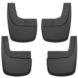 21-23 Ford F-150 Raptor SuperCrew CC Front & Rear Mud Guards - Black
