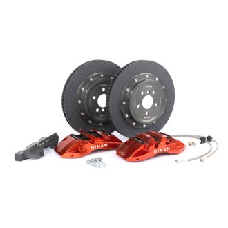 15-18 BMW M3 Front Big Brake Kit - 395x34mm 6 Piston - Red