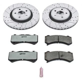 Z26 Street Performance Ceramic Brake Pad and Drilled & Slotted Rotor Kit