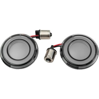 Tracer L.E.D. Rear Turn Signal Insert, Red Light/Smoke Lens 1156
