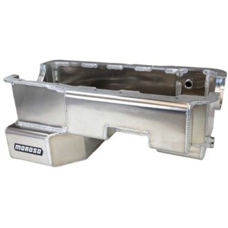 Ford 289-302 Power Pouch Billet End Seals 9in Deep Rear Sump Aluminum Oil Pan
