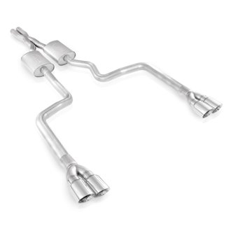 2008-14 Challenger 3in Catback X-Pipe S-Tube Mufflers 3-1/2in Tips