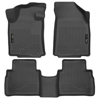 2016 Nissan Maxima WeatherBeater Front and Second Row Black Floor Liners
