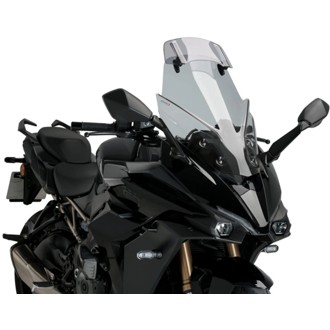 Touring Windshield With Visor Smoke