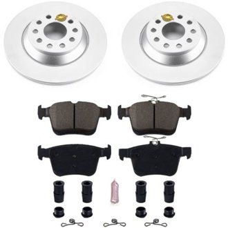 Evolution Coated Rotor And Carbon-Fiber Ceramic Brake Pad Kit