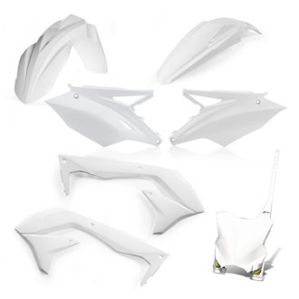 16-18 Kawasaki KX450F 5-Pc Replacement Kit - White