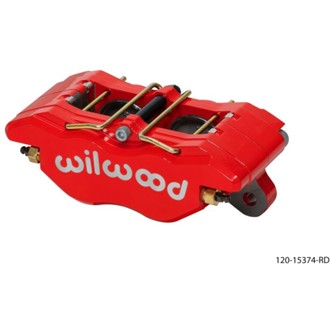 Wilwood Caliper - Off-Road Dynapro Narrow 5.25in Mount - 1.75/1.75in Pistons .38in Disc - Red
