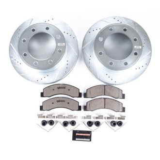 Z36 Truck and SUV Carbon-Fiber Ceramic Brake Pad and Drilled & Slotted Rotor Kit