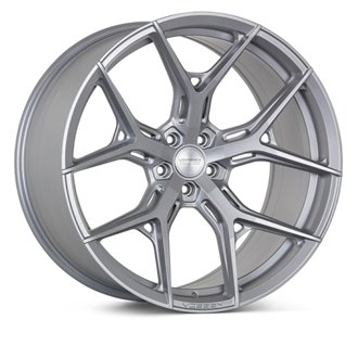HF-5 - 19X9.5 / 5X120.65 / ET54 / FLAT / 70.3 - Satin Silver