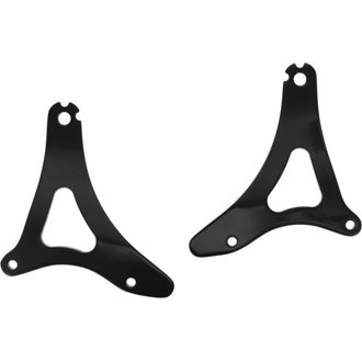 Fixed Mounts Multi-Purpose Driver & Passenger Backrest 14 and Up Touring Models Black