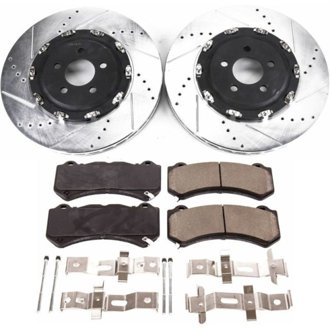 Z23 Daily Driver Carbon-Fiber Ceramic Brake Pad and Drilled & Slotted Rotor Kit